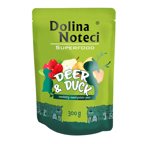 Пауч Dolina Noteci Superfood Для Cобак З Олениною Та Качкою Фото Від Dog.Com.Ua