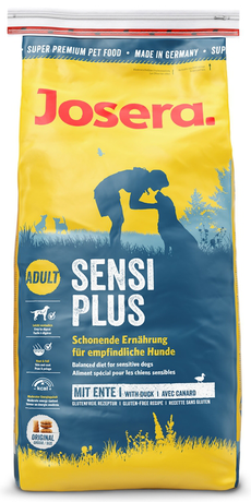 Сухий корм Josera Dog SensiPlus Adult для дорослих собак схильних до алергії і проблемах з травленням (качка і рис)