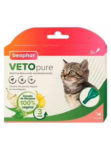 Beaphar Bio Spot On Veto pure Капли от блох, клещей и комаров для котят