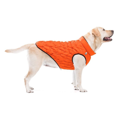 COLLAR AiryVest UNI двостороння курточка для собак (оранжево-чорна) – еластична на 20%!