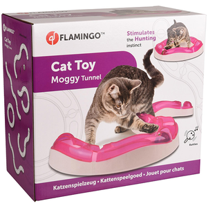 Flamingo Moggy Tunnel Фламинго Могги Интерактивная Игрушка Для Котов Фото Зоомагазина Dog.Com.Ua