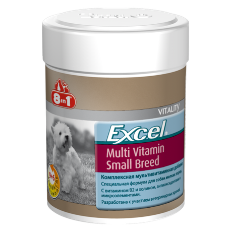 8in1 Excel Multi Vitami Small Breed мультивітамінна добавка для собак маленьких порід