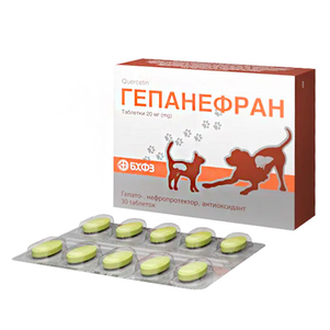 Гепанефран Бхфз Гепатопротектор Для Собак Та Кішок, 30 Табл Фото Зоомагазину Dog.Com.Ua