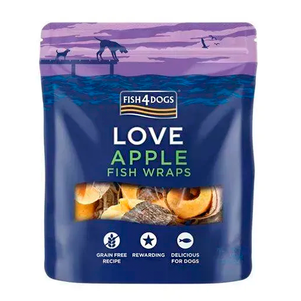 Fish4Dogs Love Натуральні Ласощі Для Собак Рибні Рулети З Яблуком Фото Зоомагазину Dog.Com.Ua