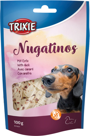 Ласощі Для Собак Trixie "Nuganitos" Сиром'Ятна Шкіра З Качкою, 100 Г Фото Від Dog.Com.Ua