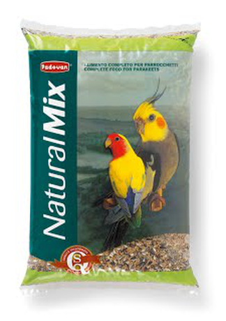 Padovan NATURALMIX PARROCCHETTI Основной корм для средних попугаев (неразлучники, кореллы)