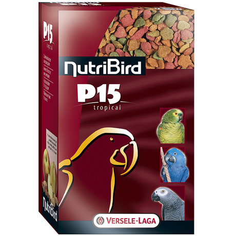 Versele-Laga NutriBird P15 Tropical НУТРИБЕРД ТРОПІКАЛ ГОРІХИ І ФРУКТИ гранульований корм для великих папуг