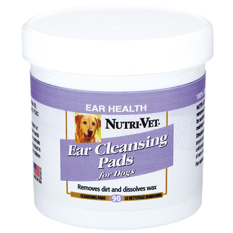 Nutri-Vet Dog Ear Wipe Чисті вуха вологі серветки для гігієни вух собак