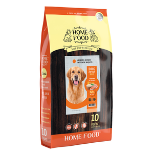 Сухий корм Home Food з лососем і індичкою для дорослих собак великих порід
