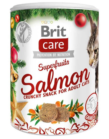 Brit Care Cat Superfruits Різдвяні Ласощі Для Котів Лосось З Обліпихою Фото Від Dog.Com.Ua