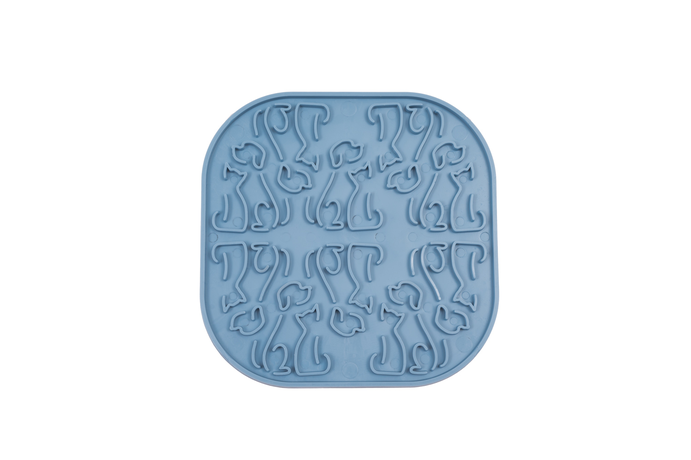 FIBOO Lollipop Лизальний килимок для собак і котів силіконовий (блакитний)