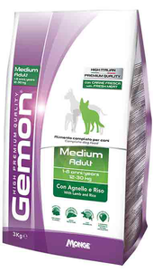 Сухий корм Gemon DOG Medium Adult для дорослих собак середніх порід (ягня)