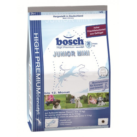 Сухий корм Bosch Mini Junior (Бош міні Юніор) для цуценят маленьких порід