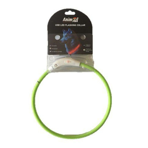 Animall USB Led Flashing Collar Светящийся ошейник для собак 50 см (различные цвета)