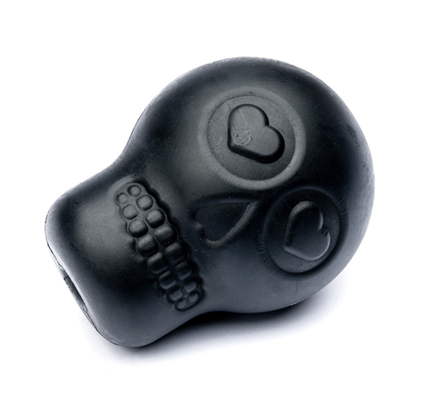 SodaPup Skull Treat Dispenser Black Іграшка череп для собак, чорна