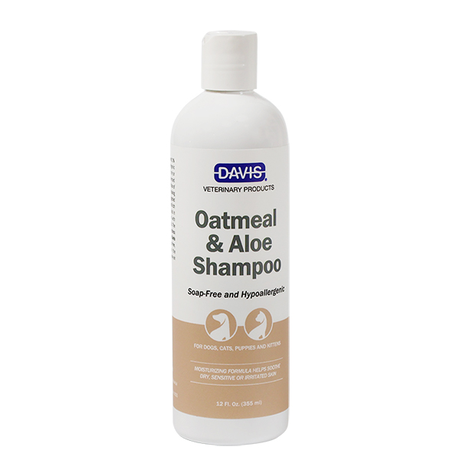 Davis Oatmeal & Aloe Shampoo Овсяне Мука З Алое Гіпоалергенний Супер Зволожуючий Шампунь Для Собак І Котів, Концентрат Фото Від Dog.Com.Ua
