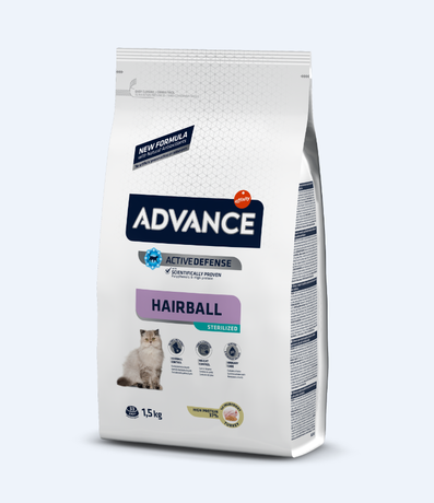 Advance Cat Sterilized Hairball для стерилізованих котів з індичкою