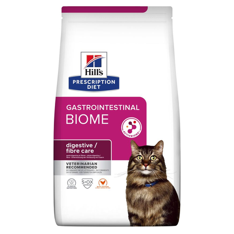 Hill's Prescription Diet Gastrointestinal Biome повнораційний збалансований сухий корм для котів при діареї та для розвитку корисних бактерій