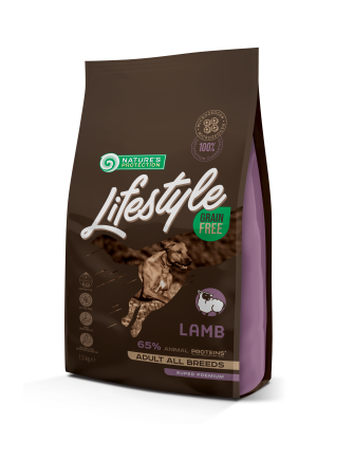 NP Lifestyle Grain Free Lamb Adult All Breeds сухой корм с мясом ягненка для взрослых собак всех пород