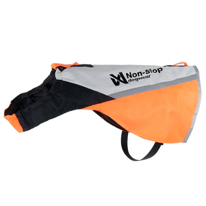 Non-Stop Dogwear Protector Cover 2.0 Жилет Для Собак Білий З Чорним Та Помаранчевим Фото Зоомагазину Dog.Com.Ua