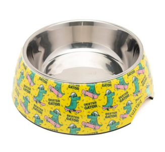 Fuzzyard Sk8Ter Gator Миска Для Собак Жовта Фото Зоомагазину Dog.Com.Ua