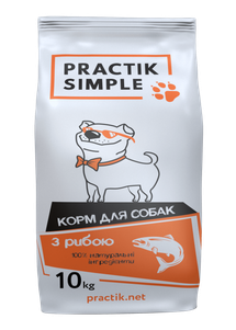 Сухий корм Practik Simple для дорослих собак всіх порід (риба)