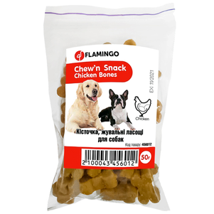 Flamingo Bones Chicken Фламінго Боунз Куриця Ласощі Для Собак Фото Зоомагазину Dog.Com.Ua