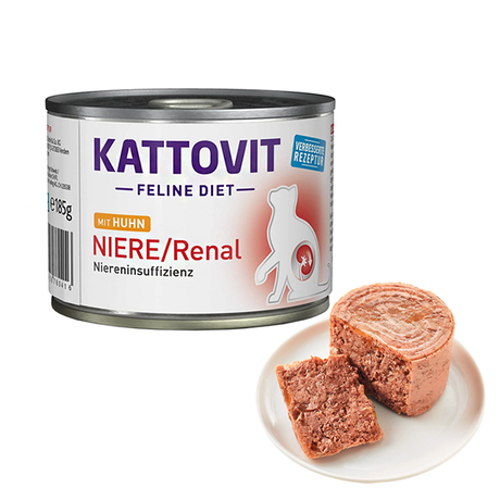Kattovit Veterinary Niere Renal Chicken Вологий Корм Для Кішок Із Захворюваннями Нирок З Куркою Фото Від Dog.Com.Ua