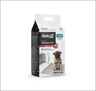 AnimAll Пелюшки для цуценят та собак з активованим вугіллям, 60х90 см