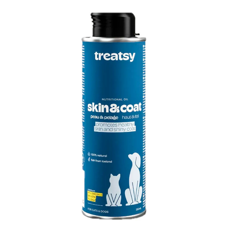 Treatsy Skin&Coat Функціональна Олія Для Вовни Та Шкіри Собак І Кішок Фото Від Dog.Com.Ua