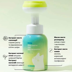 Inoom Cat Day Shampoo Веганський сухий шампунь для котів