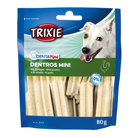 Ласощі Trixie для собак Dentros Mini жувальні шматочки 60г