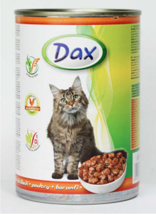 Dax повноцінний корм дакс з куркою для котів