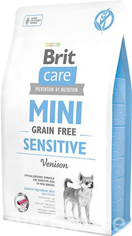 Brit Care Mini Grain Free Sensitive беззерновий гіпоалергенний корм для собак малих порід з чутливим травленням (оленина)
