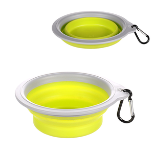 Flamingo Travel Bowl Bubo Фламінго Бубо Складна Миска З Карабіном Для Собак І Котів Фото Зоомагазину Dog.Com.Ua