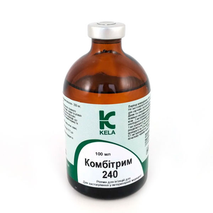 Kela Комбітрім Антибактеріальний Препарат Для Тварин, 100 Мл Фото Зоомагазину Dog.Com.Ua