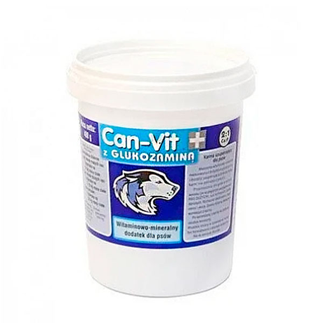 Calcium Canvit Синій Вітаміни Для Дорослих, У Період Росту, Годуючих Собак, 400 Г Фото Від Dog.Com.Ua
