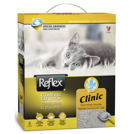 Reflex Clinic (Рефлекс) бентонитовый наполнитель для кошек с ароматом свежести
