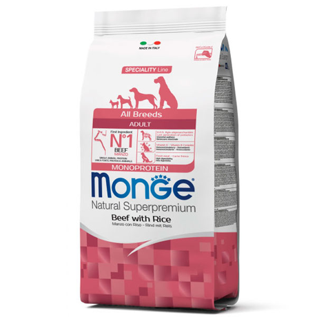 Monge Dog All Breeds Adult Сухой Корм Для Взрослых Собак (Говядина) Фото От Dog.Com.Ua
