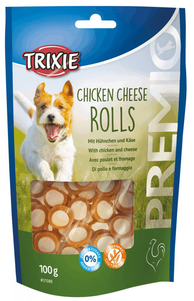 Лакомство для собак Трикси Премио Chicken Cheese Rolls с курицей и сыром 100г