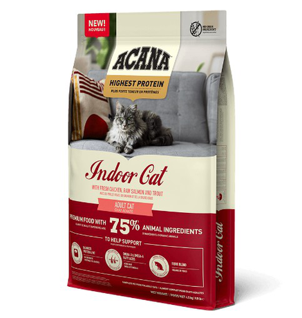 Acana Highest Protein Indoor Cat Для Дорослих Домашніх Котів Фото Від Dog.Com.Ua