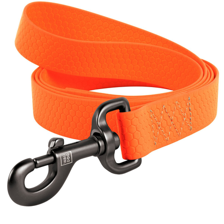 Collar WAUDOG Waterproof Повід водовідштовхувальний (оранжевий)