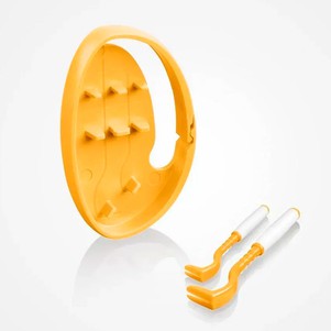 Tick Twister O`Tom Інструмент для видалення кліщів у тримачі, прогумована ручка