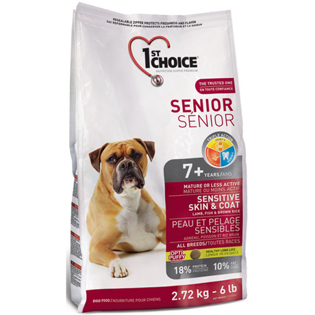 Сухой корм 1st Choice (Фест Чойс) Senior для пожилых собак всех пород (ягненок и рыба)