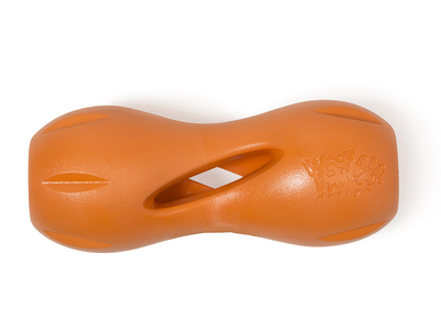 West Paw Qwizl Treat Toy Игрушка-кормушка для собак (оранжевый)