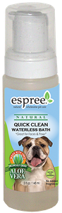 Espree Quick Clean Waterless Bath Косметическое средство для собак, пена для чистки морды и лап без воды
