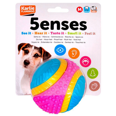 Flamingo 5 Senses Ball КАРЛИ-ФЛАМИНГО мяч 5 чувств игрушка для собак, резина