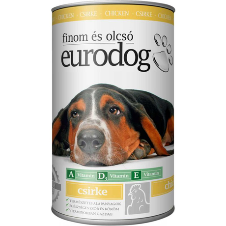 Консерва Eurodog Для Собак Зі Смаком Курки Фото Від Dog.Com.Ua