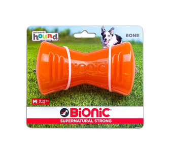 Bionic Bone Игрушка для собак Бионик Опак Бон кость оранжевая (среднее грызение)