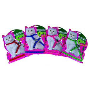Tatrapet Caty Набор Для Котов Шлейка И Поводок Светоотражающий Разные Цвета, 1Х22-45 См/120 См Фото Зоомагазина Dog.Com.Ua